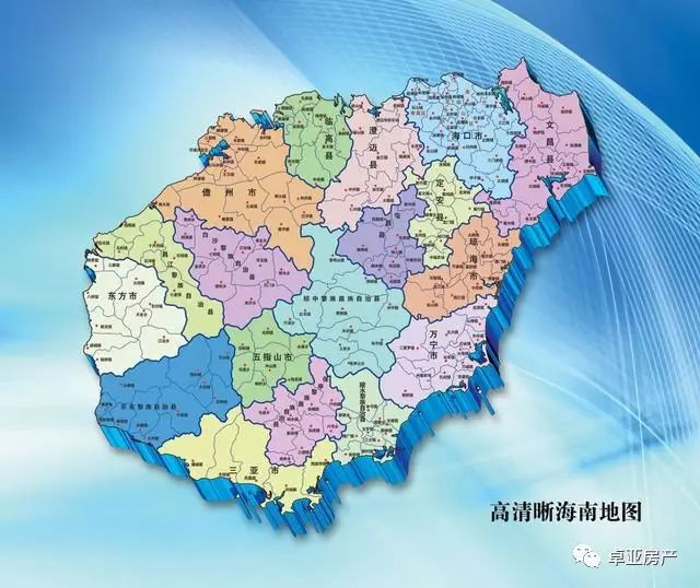 海南省地图图片